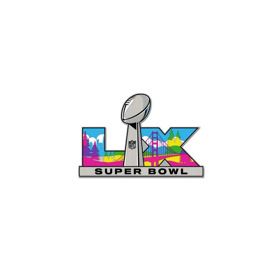Super Bowl LX Official Logo Pin
