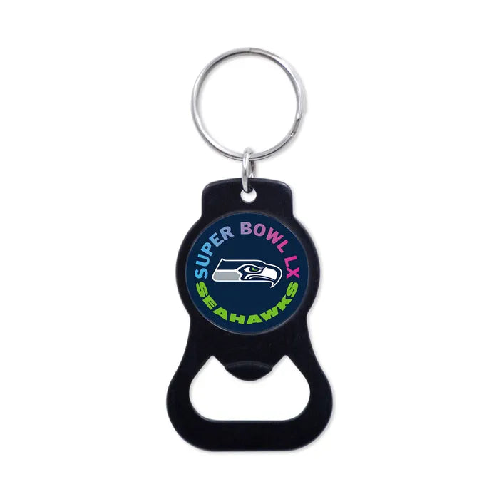 Seahawks Super Bowl LX Bottle Opener Keyring