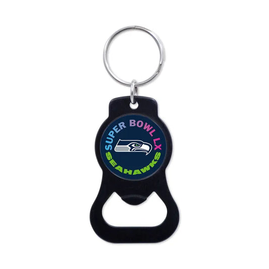 Seahawks Super Bowl LX Bottle Opener Keyring