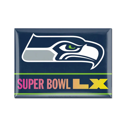 Seahawks Super Bowl LX Metal Magnet