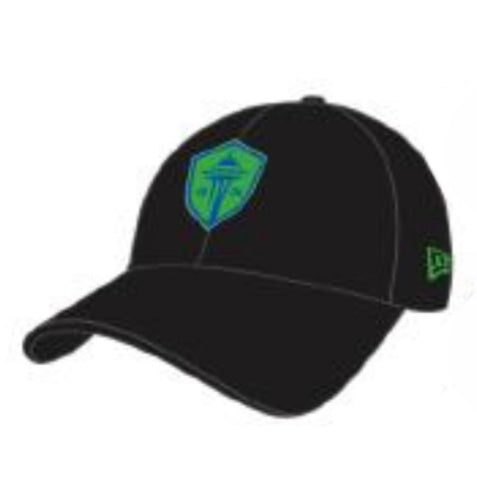 Sounders FC 2025 Deep Sea Blackout Stretch Fit Hat