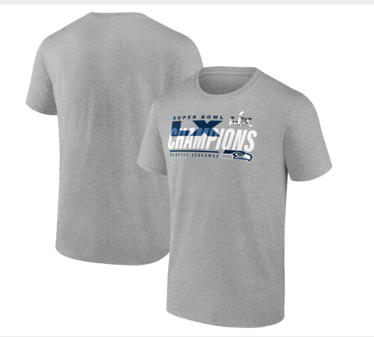 Seahawks Super Bowl LX Champions Official Graphic Tee