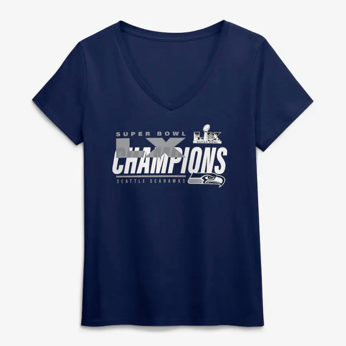 Women’s Seahawks Super Bowl LX Champions Official Graphic Tee