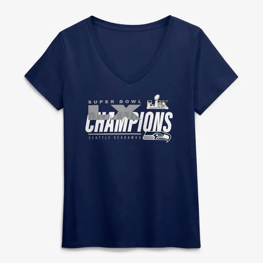 Women’s Seahawks Super Bowl LX Champions Official Graphic Tee