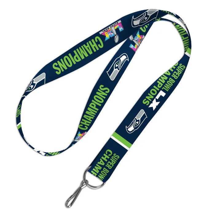 Seahawks Super Bowl LX Champions Lanyard