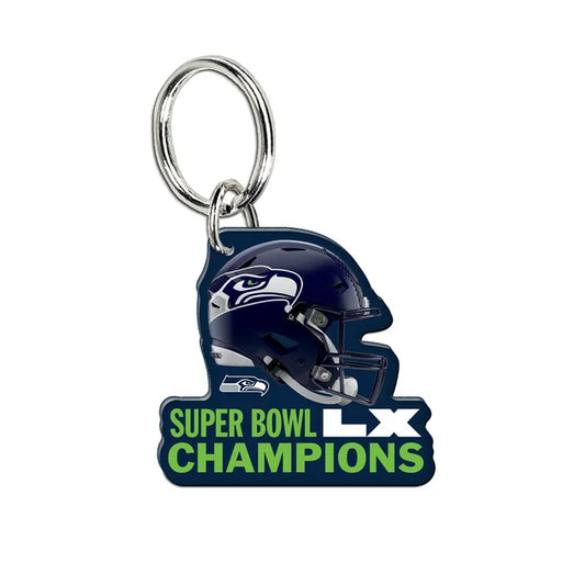 Seahawks Super Bowl LX Champions Keyring