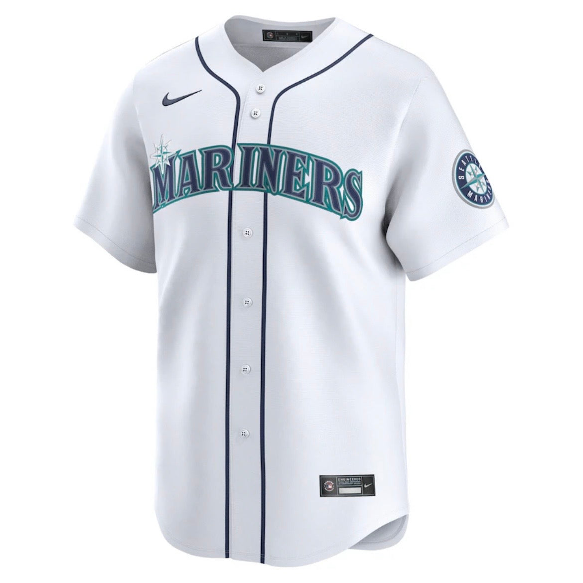 Mariners Cal Raleigh White Nike Jersey