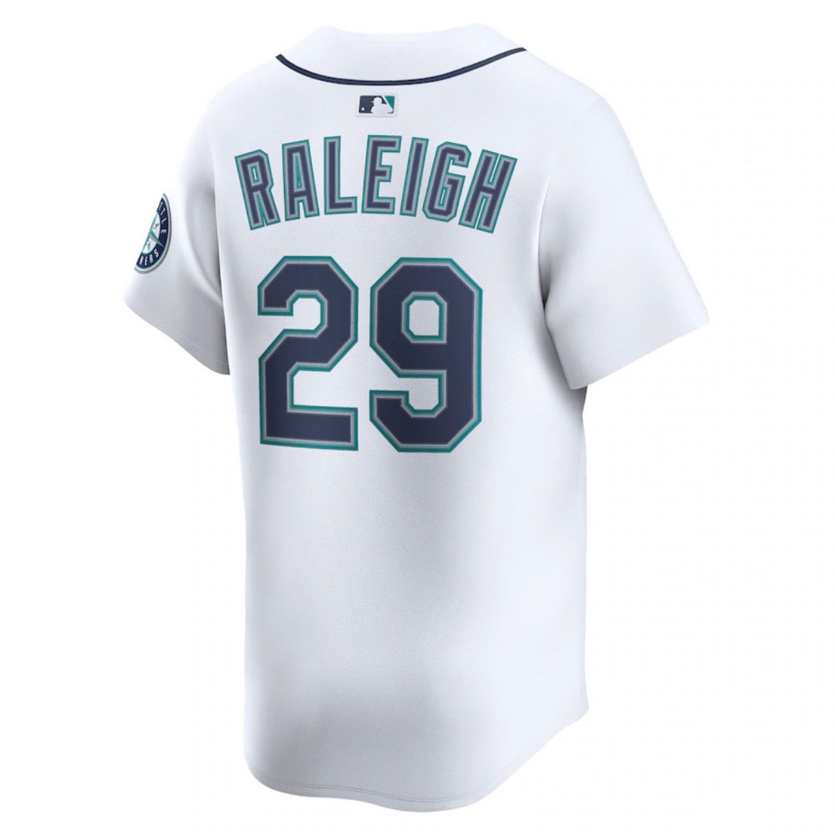 Mariners Cal Raleigh White Nike Jersey