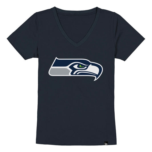 Women’s Seahawks Big Logo Navy Tee