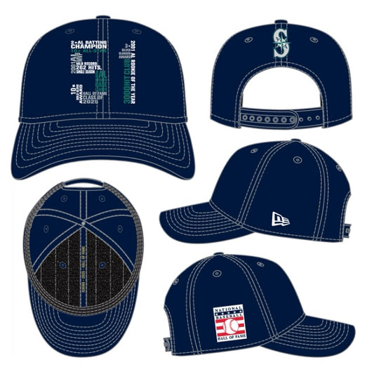 Mariners Ichiro Suzuki 2025 HOF "51" Snapback Hat