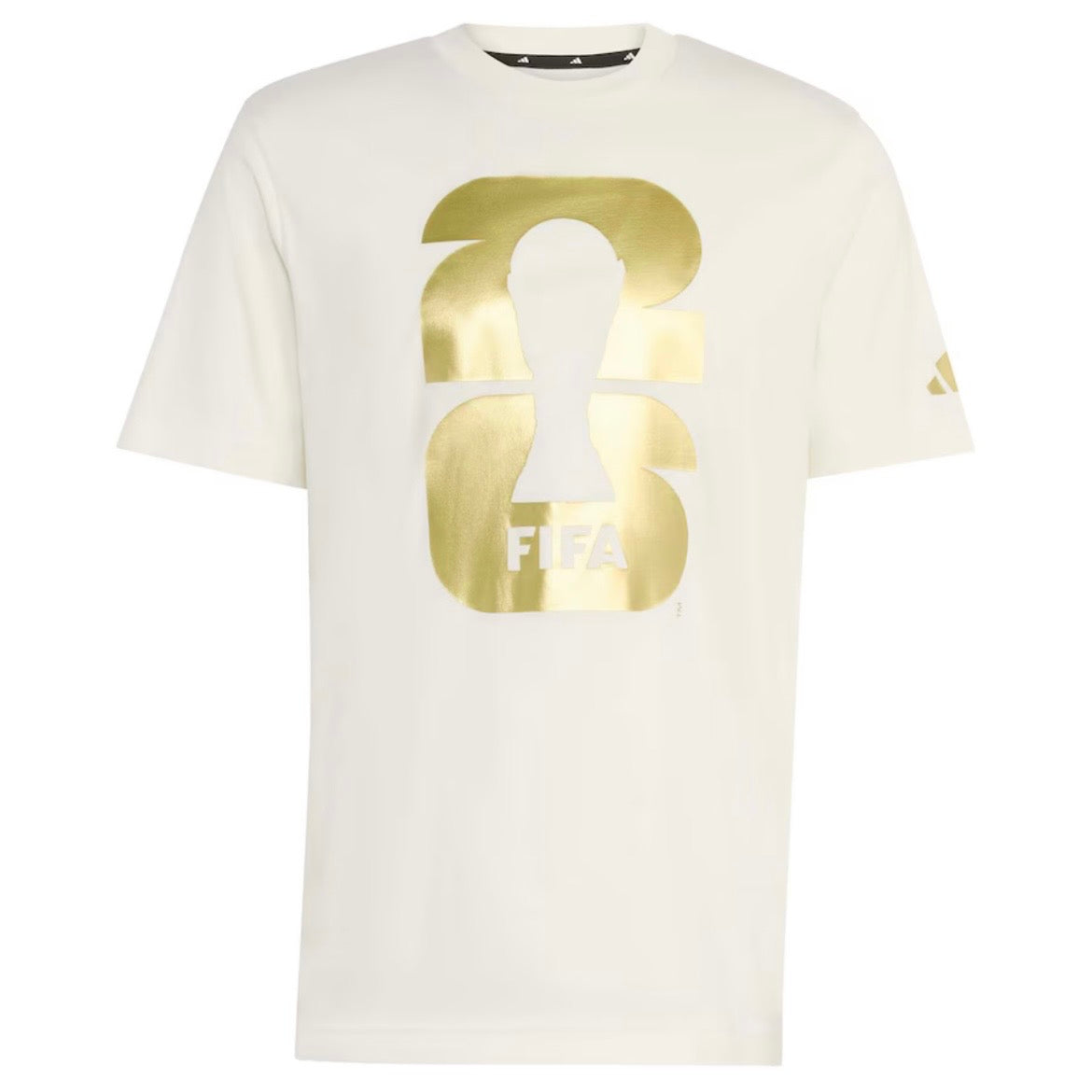 FIFA World Cup 2026 Gold Logo White Tee