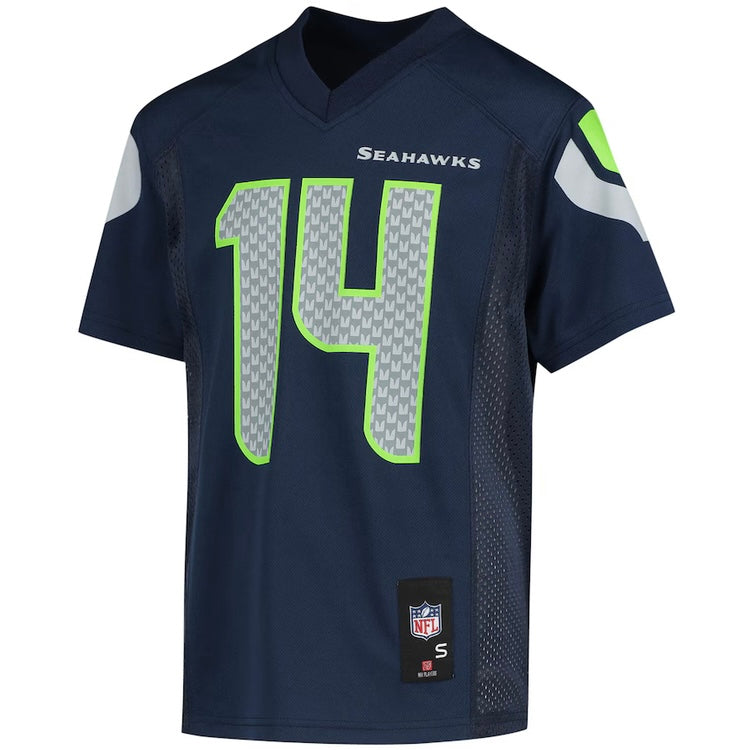 Youth Seahawks METCALF 14 Navy Jersey