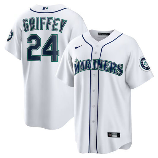 Mariners Ken Griffey Jr. White Nike Jersey