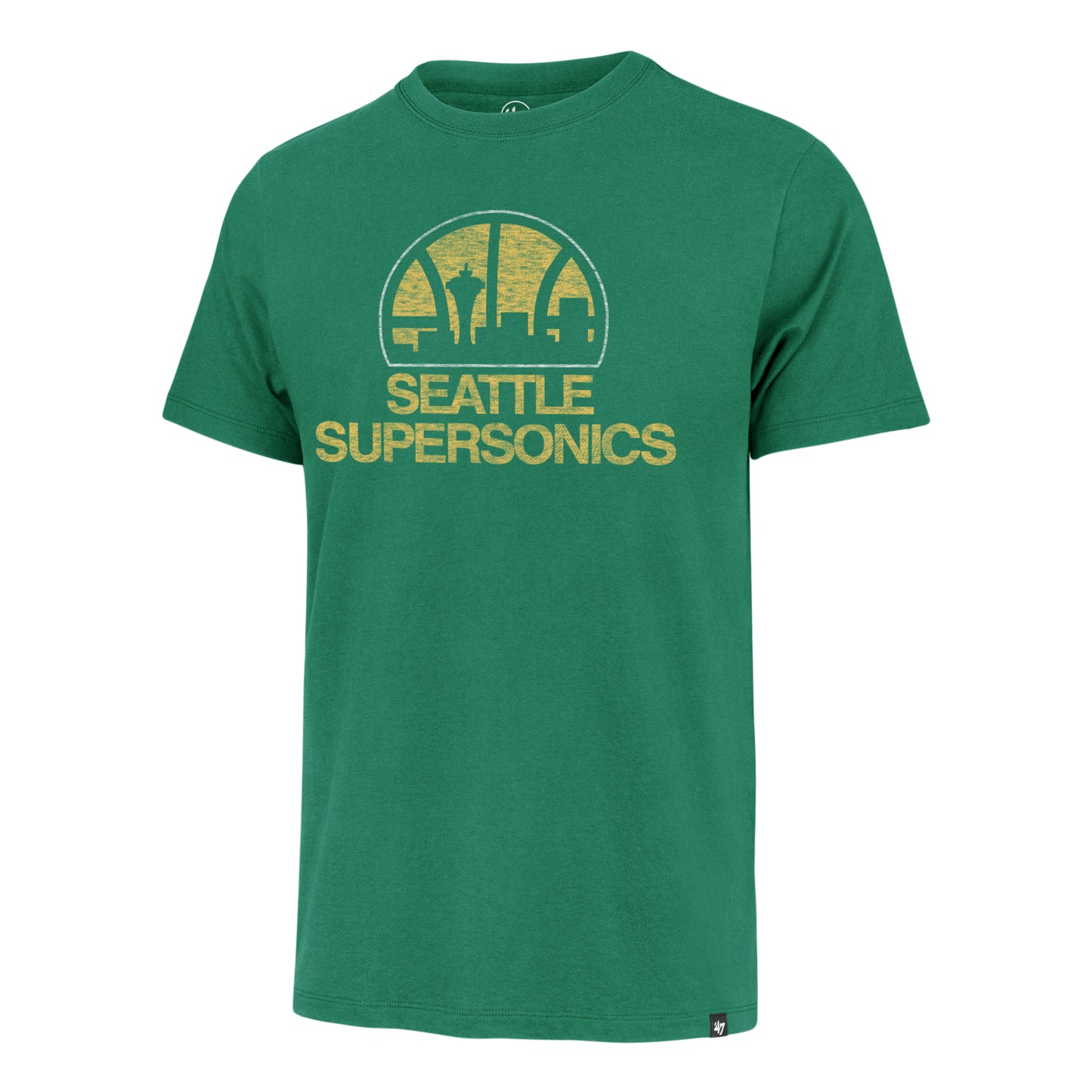 Sonics Classic Logo Distressed Green Tee