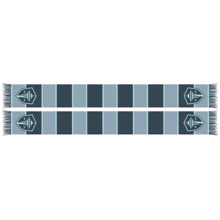 Sounders 2025 The Salish Sea Classic Bar Scarf