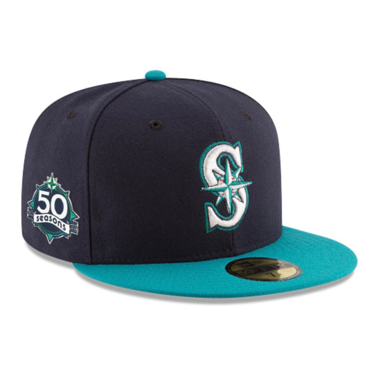 Mariners “50 Seasons” On-Field Alternate-1 Authentic Fitted Hat