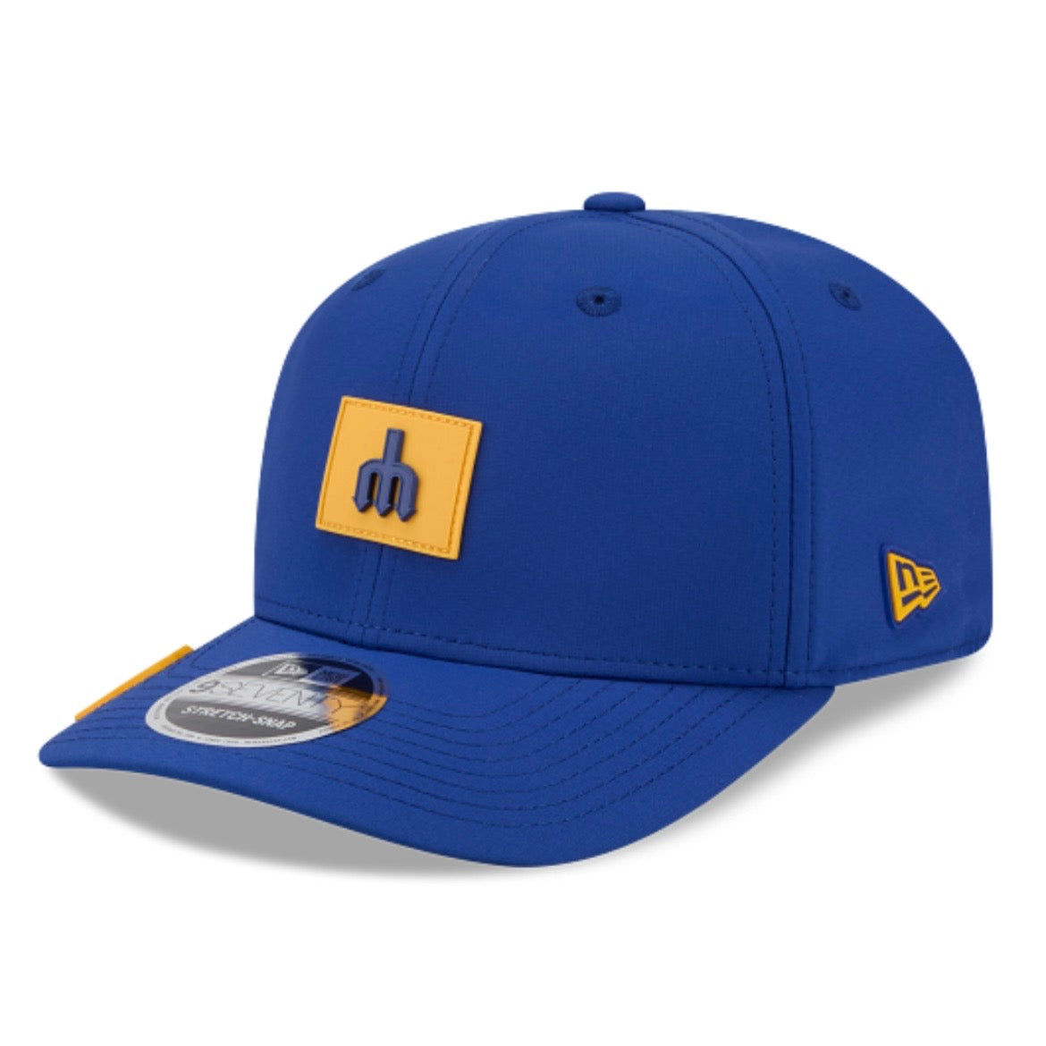 Mariners Royal Trident Clubhouse Stretch-Snap Hat