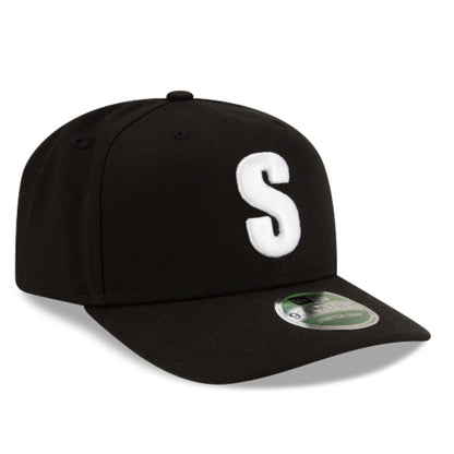 Mariners Black Steelheads 9Seventy Stretch-Snap Navy Hat