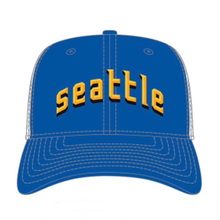 Mariners City Connect Wordmark Trucker Hat