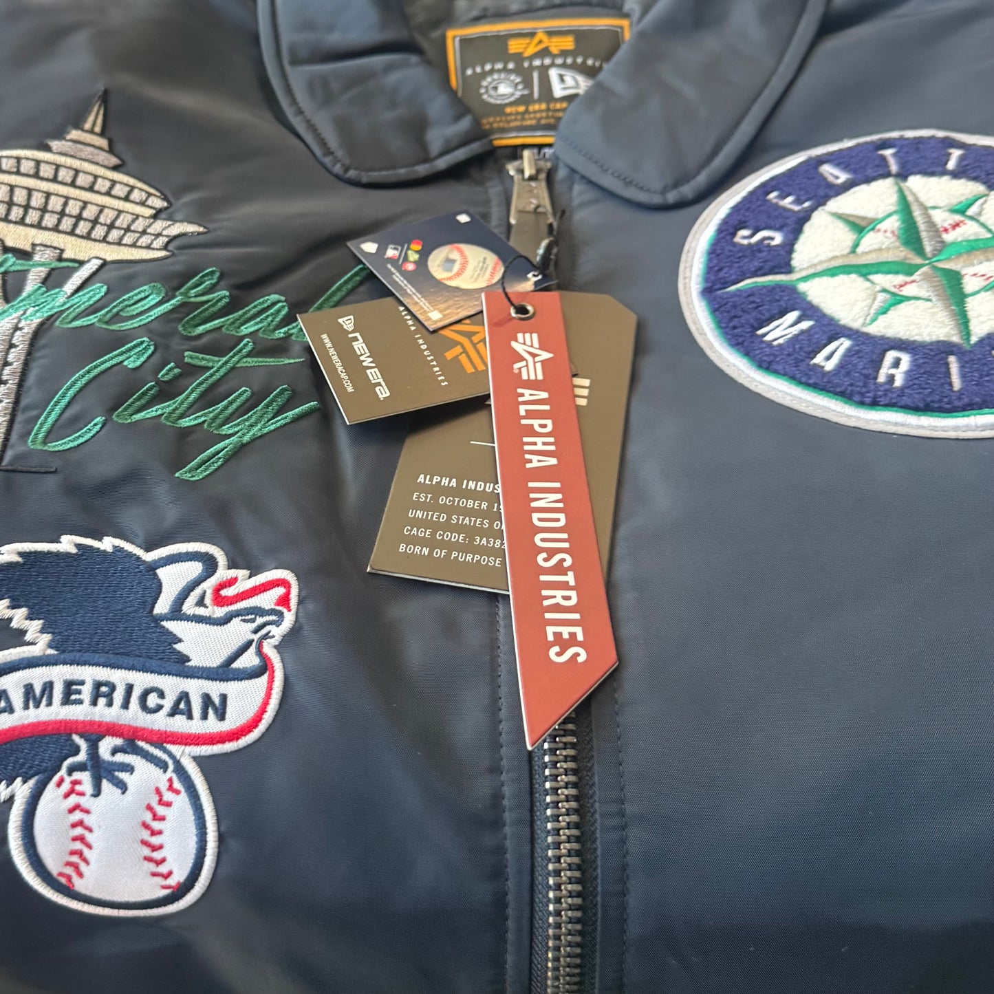 Mariners New Era Alpha Industrees Jacket