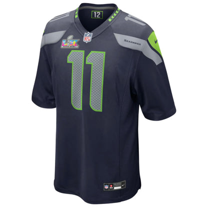 Seahawks “Smith-Njigba 11” Super Bowl LX Navy Game Jersey
