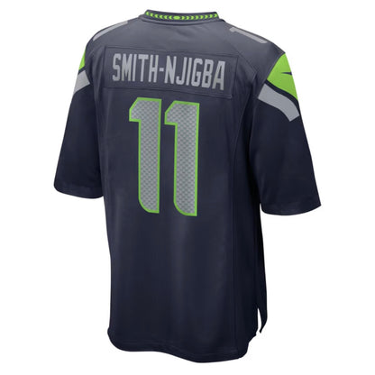 Seahawks “Smith-Njigba 11” Super Bowl LX Navy Game Jersey