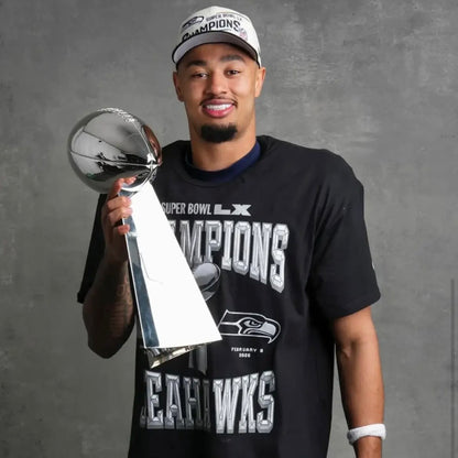 Seahawks Super Bowl LX Champions Official On-Field Locker Room Tee