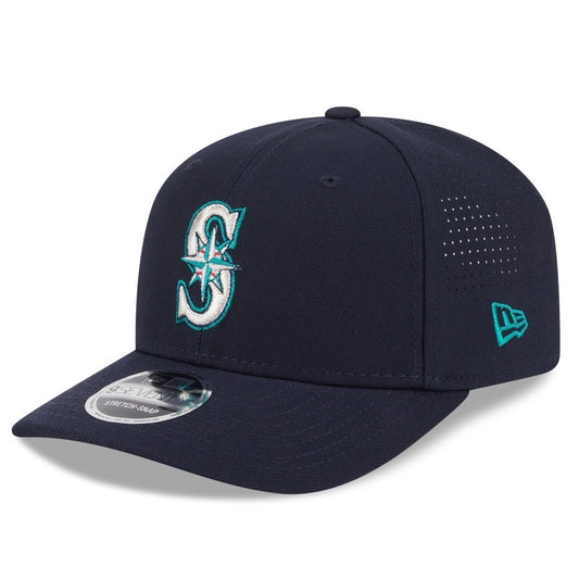 Mariners Navy Performance Stretch-Snap Hat