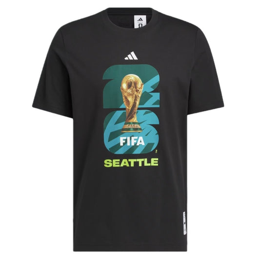 FIFA World Cup 2026 Trophy SEATTLE Black Tee