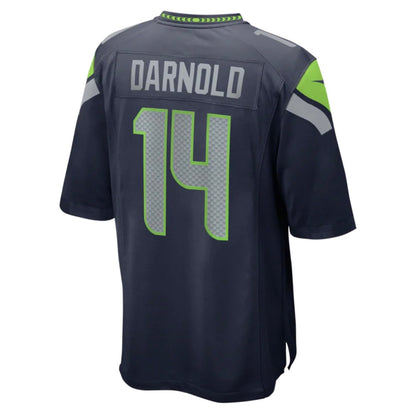 Seahawks “Darnold 14” Super Bowl LX Navy Game Jersey