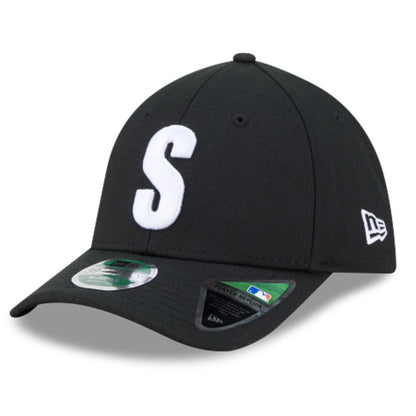 Mariners “50 Seasons” Side Patch Steelheads Stretch-Fit Black Hat