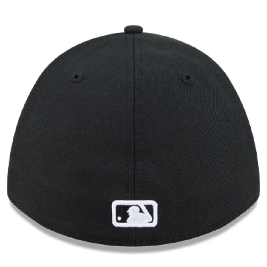 Mariners “50 Seasons” Side Patch Steelheads Stretch-Fit Black Hat