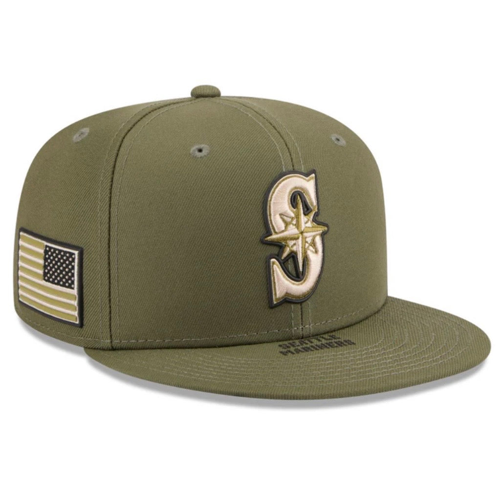 Mariners 2026 Armed Forces 9Fifty Snapback Hat