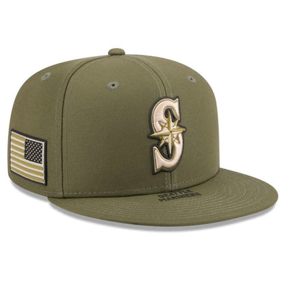 Mariners 2026 Armed Forces 9Fifty Snapback Hat