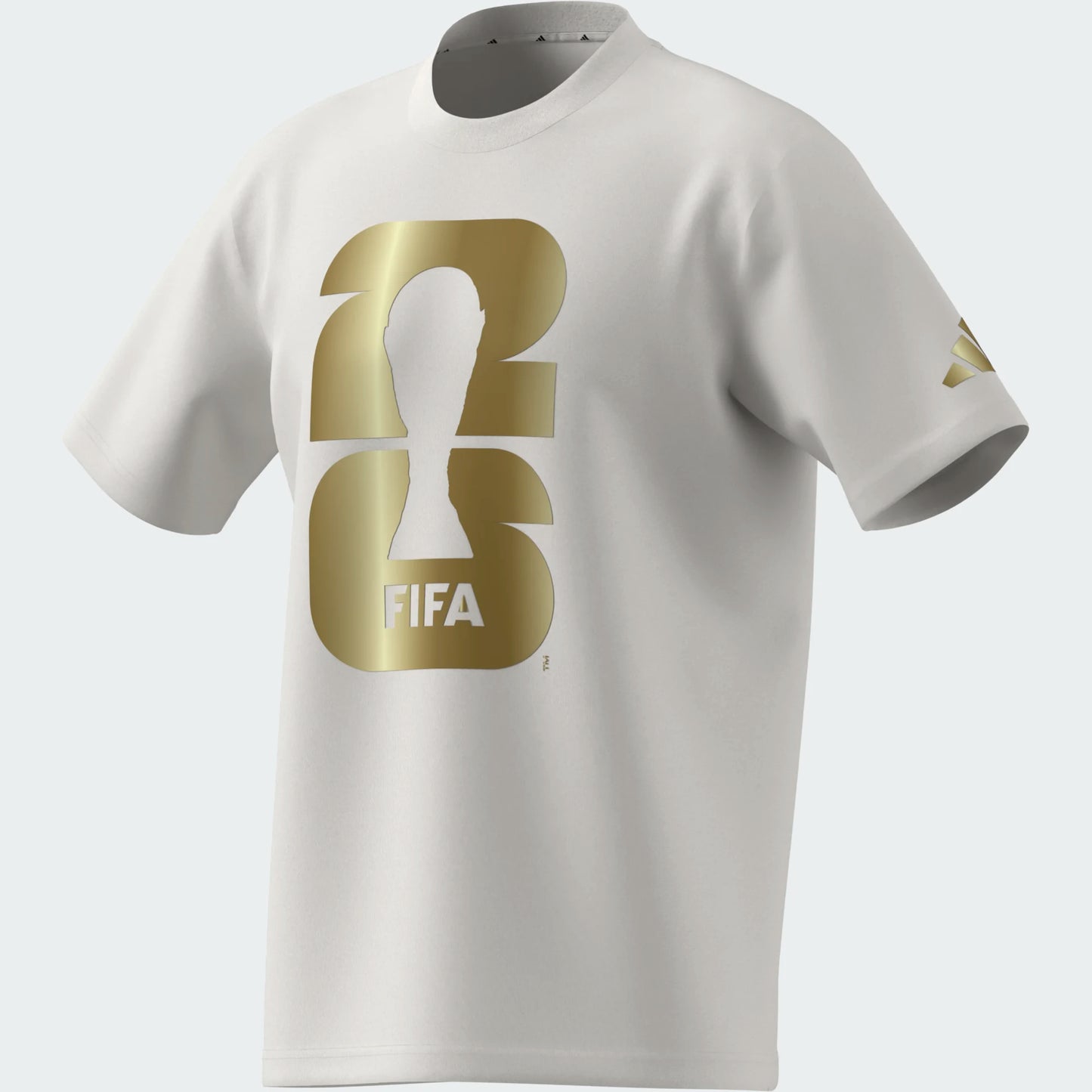 FIFA World Cup 2026 Gold Logo White Tee