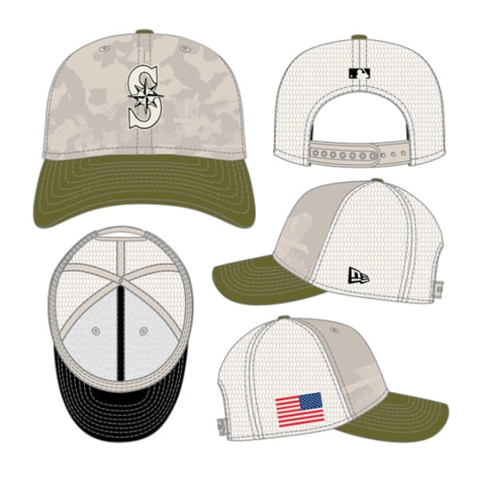 Mariners Military Armed Forces Snapback Trucker Hat