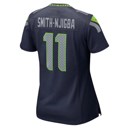 Women’s Seahawks “Smith-Njigba 11” Super Bowl LX Navy Game Jersey