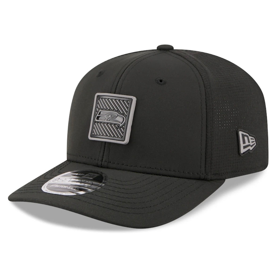 Seahawks 2026 Training Camp Stretch Snap Black Hat