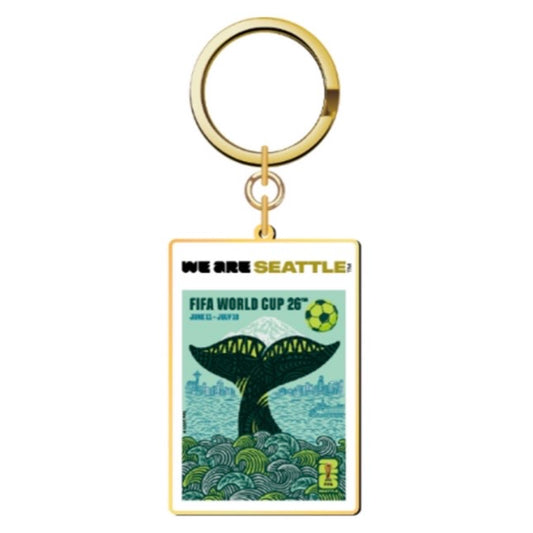 FIFA World Cup 2026 Seattle Poster Keychain
