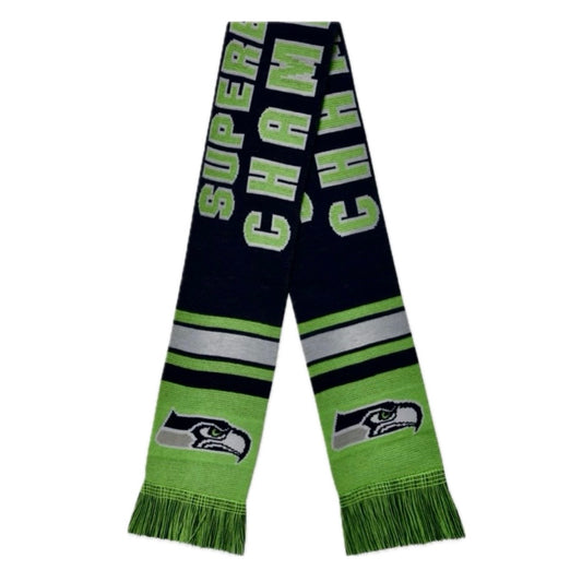Seahawks Super Bowl LX Champions Official Scarf