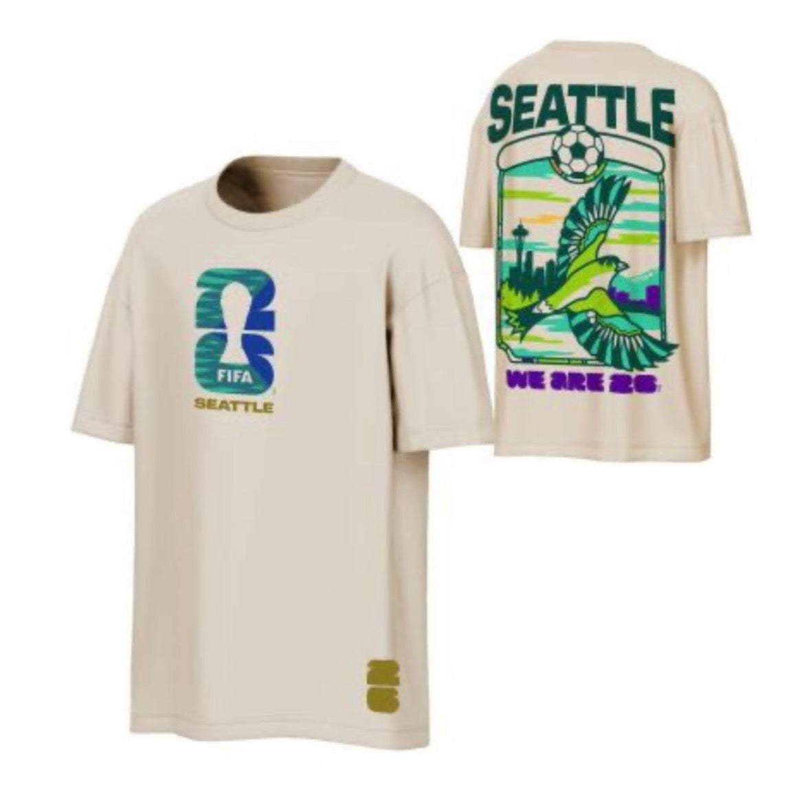 FIFA World Cup 2026 Host City SEATTLE Deluxe Tee