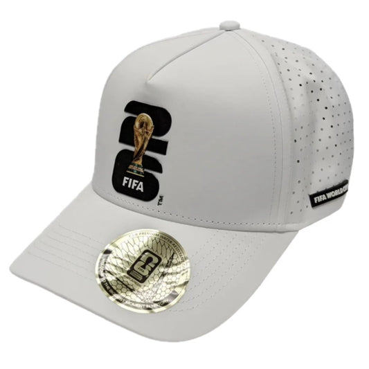 FIFA World Cup 2026 White DryTek Premium Adjustable Hat