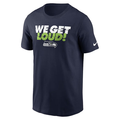 Seahawks WE GET LOUD! Navy Tee