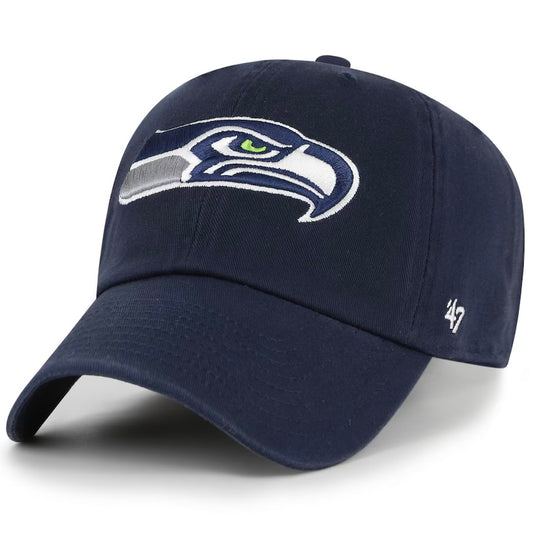 Seahawks Navy Classic Adjustable Hat