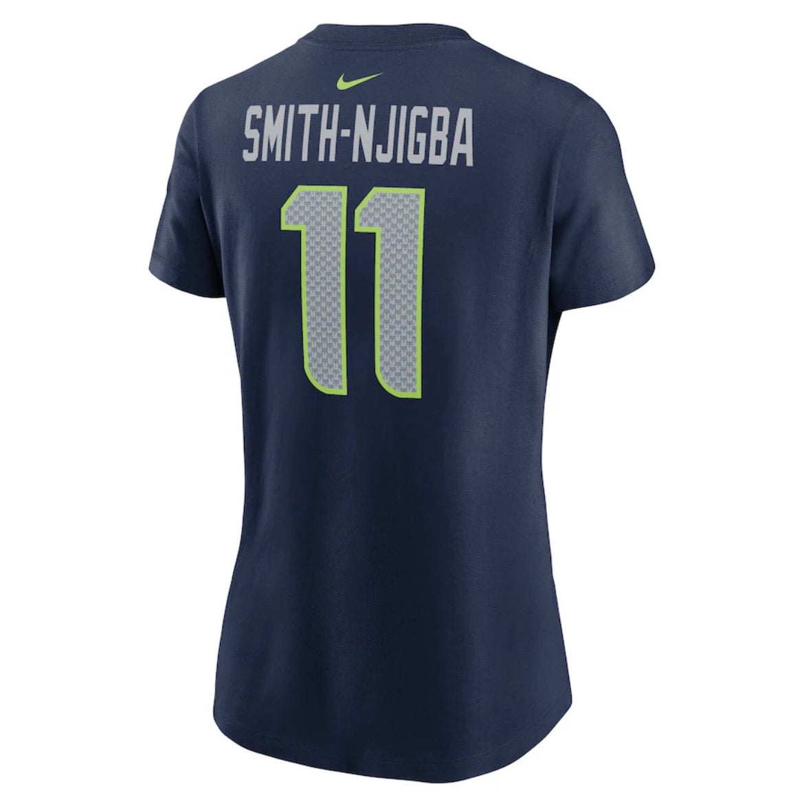 Women's Seahawks "Smith-Njigba 11" Super Bowl LX Navy Player Tee