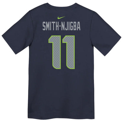 Kids Seahawks "Smith-Njigba 11" Super Bowl LX Navy Player Tee