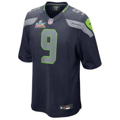 Seahawks “Walker 9” Super Bowl LX Navy Game Jersey