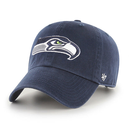 Seahawks Navy Classic Adjustable Hat