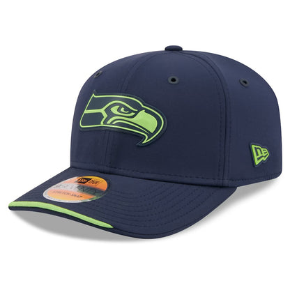 Seahawks 2026 Sideline Adjustable Navy Stretch-Snap Hat