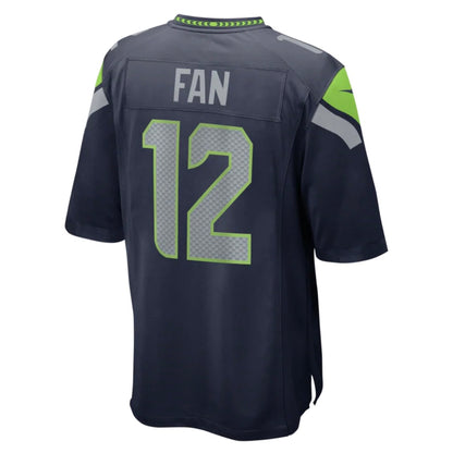 Seahawks “Fan 12” Navy Game Jersey